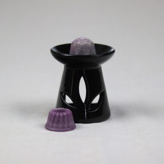fondant violette dame bougie