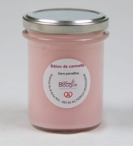 Bougie pot baton de-cannelle dame-bougie