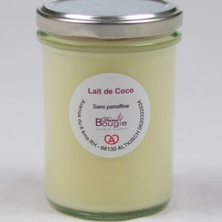 Bougie pot noix de coco