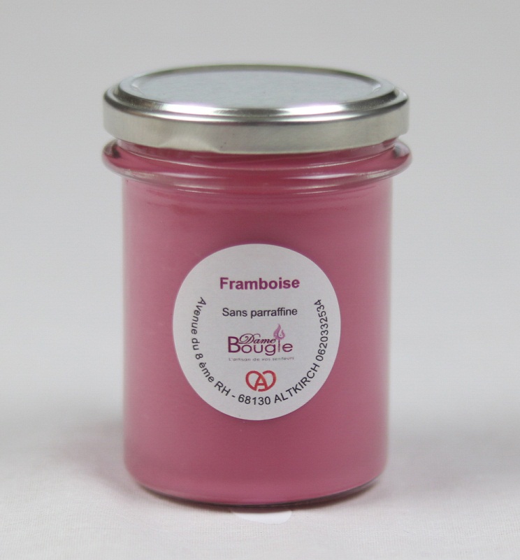 Bougie framboise dame bougie