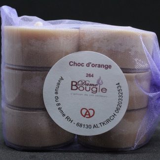 Lot réchauds Choc d'orange